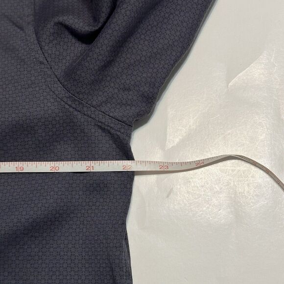 Ted Baker London Shirt Mens Size 5 100% Cotton Button Up Grey Geometric - Picture 4 of 11